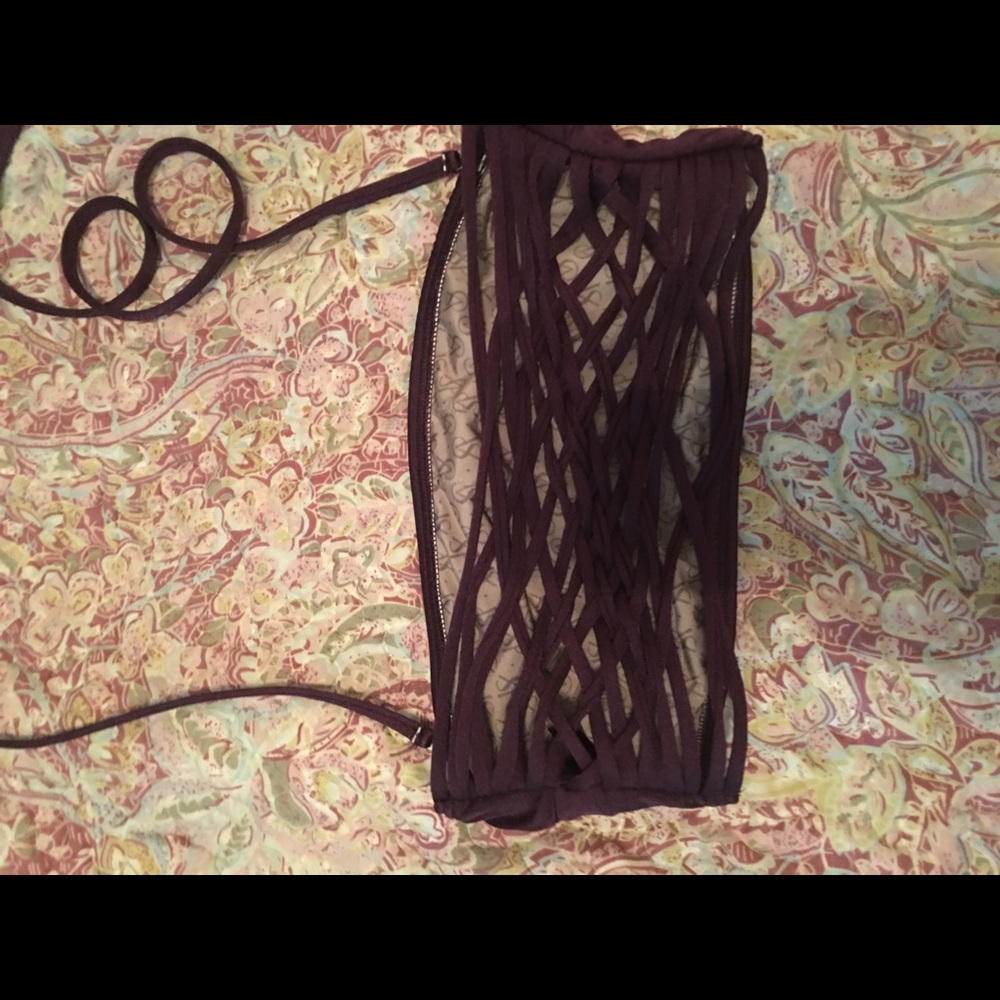 Victoria's Secret Plum Bandeau Top Size Small